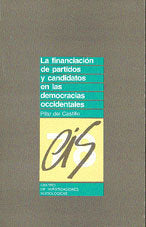 La financiación de partidos y candidatos en las democracias occidentales, de Castillo Vera, Pilar del | portada del libro