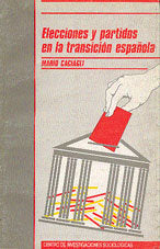 Elecciones y partidos en la transición española, de Caciagli | portada del libro