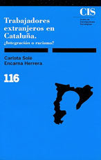 Trabajadores extranjeros en Cataluña, de Solé, Carlota | portada del libro