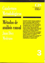 Métodos de análisis causal, de Díez Medrano, Juan | portada del libro