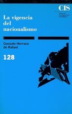 La vigencia del nacionalismo, de Herranz de Rafael, Gonzalo | portada del libro