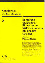 El método biográfico, de Pujadas Muñoz | portada del libro