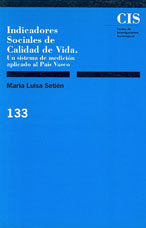 Indicadores sociales de calidad de vida, de Setién | portada del libro