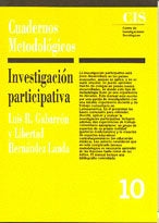 Investigación participativa, de Rodríguez Gabarrón | portada del libro