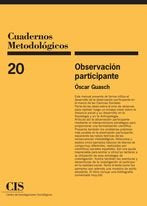 Observación participante, de Guasch | portada del libro