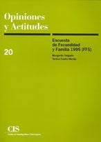 Encuesta de fecundidad y familia 1995 (FFS), de Delgado, Margarita | portada del libro