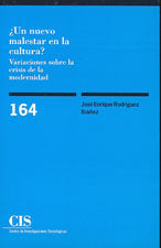 ¿Un nuevo malestar en la cultura?, de Rodríguez Ibáñez, José Enrique | portada del libro