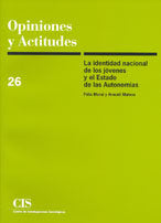 La identidad nacional de los jóvenes y el Estado de las Autonomías, de Mateos, Araceli | portada del libro
