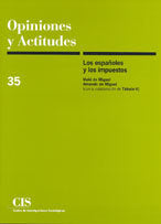 Los españoles y los impuestos, de Miguel, Iñaki de | portada del libro