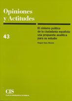 El cinismo político de la ciudadanía española, de Sanz Álvarez, Raquel | portada del libro