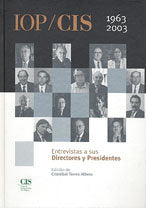 IOP/CIS 1963-2003, de TORRES,A, | portada del libro