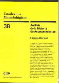 ANALISIS HISTORIA DE ACONTECIMIENTOS, de BERNALDI | portada del libro