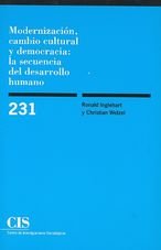 Modernización, cambio cultural y democracia, de Inglehart, Ronald | portada del libro
