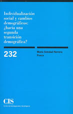 Individualización social y cambios demográficos, de Herrera Ponce, María Soledad | portada del libro