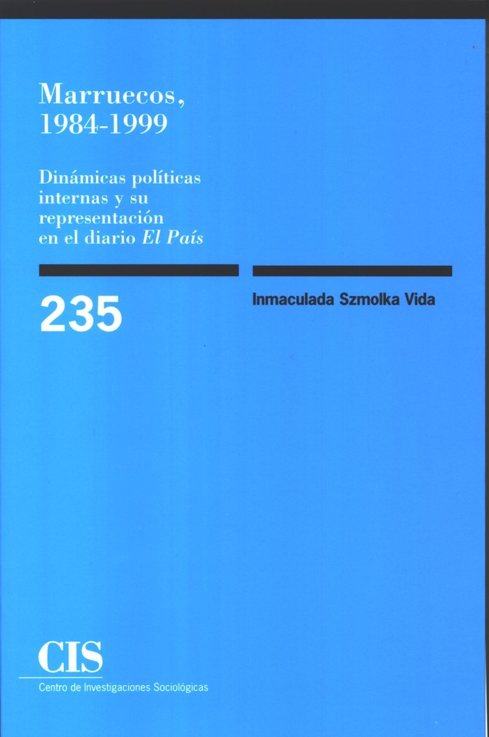 Marruecos, 1984-1999, de Szmolka Vida, Inmaculada | portada del libro