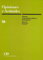 Jóvenes, conocimiento político y participación, de Fraile Maldonado, Marta | portada del libro
