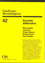 Encuesta deliberativa, de Cuesta, María | portada del libro