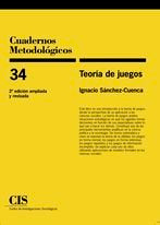Teoría de juegos, de Sánchez-Cuenca | portada del libro