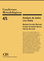 Análisis de datos con Stata, de Bernardi | portada del libro