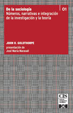 De la sociología, de Goldthorpe | portada del libro