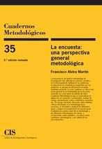 La encuesta: una perspectiva general metodológica, de Alvira Martín | portada del libro