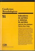 Indicadores de partidos y sistemas de partidos, de Ruiz Rodríguez, Leticia M. | portada del libro