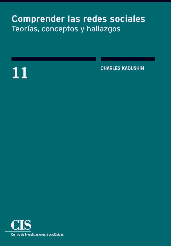 Comprender las redes sociales, de Kadushin, Charles | portada del libro