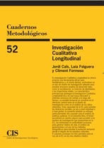 Investigación cualitativa longitudinal, de Caïs, Jordi | portada del libro