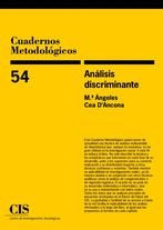 Análisis discriminante, de Cea D´Ancona, M.ª Ángeles | portada del libro