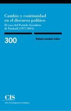 Cambio y continuidad en el discurso político, de Leonisio Calvo, Rafael | portada del libro