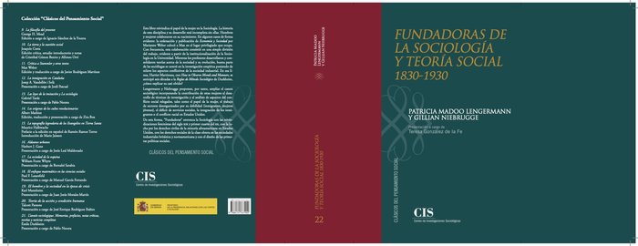 Fundadoras de la sociología y la teoría social 1830-1930, de Y OTROS | portada del libro