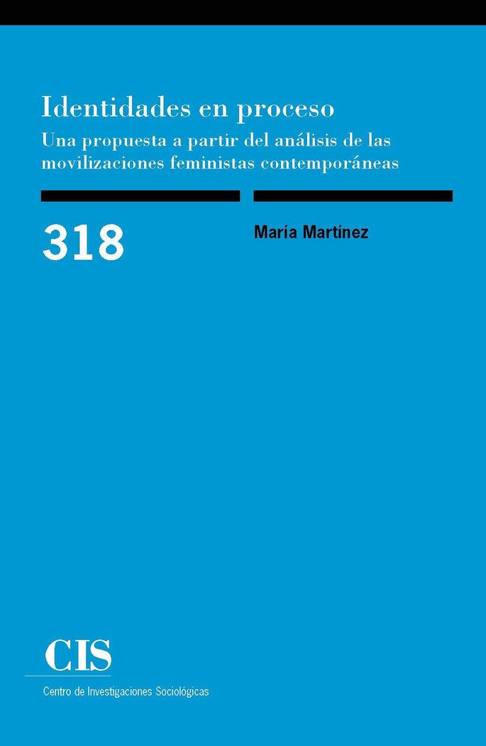 Identidades en proceso, de Martínez, María | portada del libro