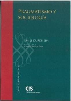 PRAGMATISMO Y SOCIOLOGIA, de DURKHEIM, EMILE | portada del libro