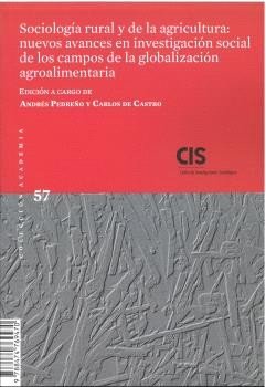 SOCIOLOGIA RURAL Y DE LA AGRICULTURA: NUEVOS AVANCES EN INVESTIGACION SOCIAL DE, de PEDREÑO, ANDRES | portada del libro