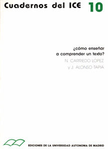 COMO ENSEÑAR A COMPRENDER UN TEXTO?, de CARRIEDO LOPEZ, NURIA | portada del libro