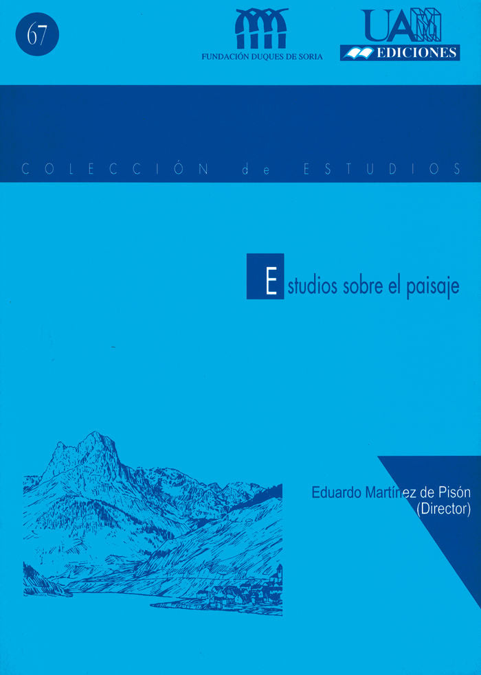 Estudios sobre el paisaje, de Martínez De Pisón | portada del libro