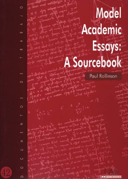 Model academic essays: a sourcebook, de Rollinson | portada del libro