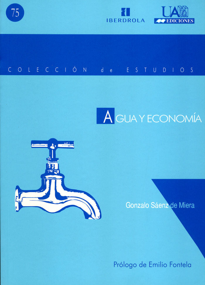 Agua y economía, de Sáenz De Miera | portada del libro