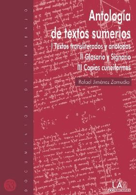 Antología de textos sumerios, de Jiménez Zamudio | portada del libro