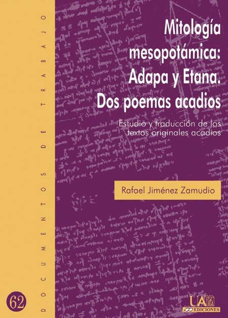 Mitología mesopotámica: Adapa y Etaul. Dos poemas acadios, de Tello | portada del libro