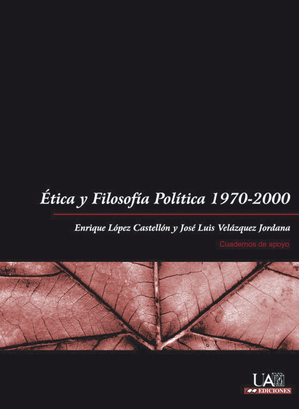 Ética y Filosofía Política 1970-2000, de López Castellón | portada del libro