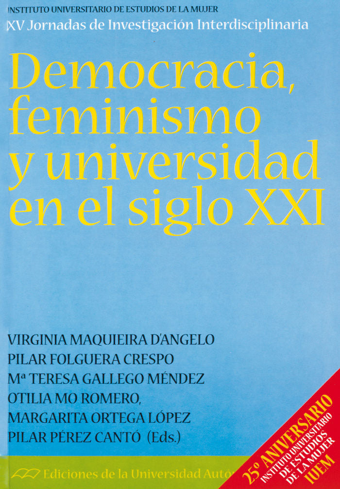 Democracia, feminismo y universidad en el S.XXI, de Varios autores | portada del libro