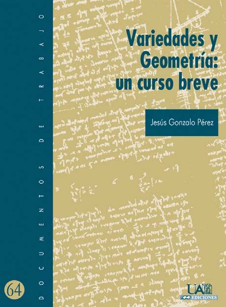 Variedades y geometría, de Gonzalo Pérez | portada del libro