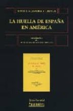La huella de España en América, de Rafael Altamira Crevea | portada del libro