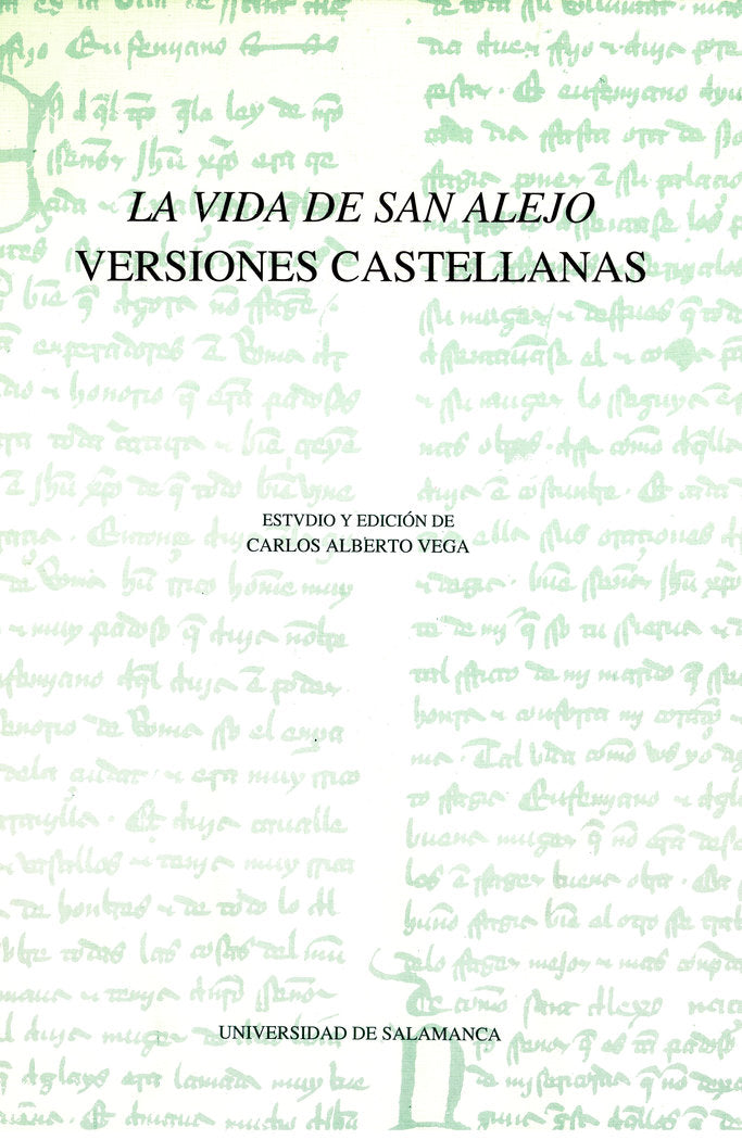 La vida de san Alejo. Versiones castellanas, de Vega | portada del libro