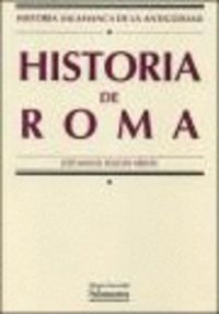 Historia de Roma, de Roldán Hervás | portada del libro