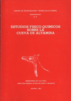 Altamira n. 9: Estudio físico-químico de las Cuevas de Altamira | portada del libro