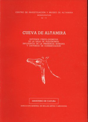 Altamira n. 11: Estudios físico-químicos de la sala de polícromos, de ESPAÑA. MIN. CULTURA | portada del libro