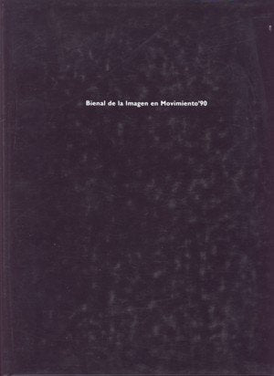 Bienal de la imagen en movimiento`90 | portada del libro