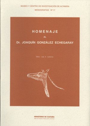 Altamira n. 17: Homenaje al Dr. Joaquín González Echegaray | portada del libro